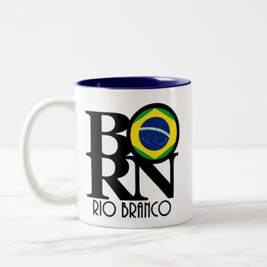 BORN Rio Branco 11oz Tweekleurige Koffiemok (Links)