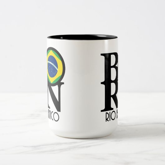 BORN Rio Branco 15 oz Tweekleurige Koffiemok (Center)