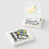 BORN Rio De Stenen Onderzetter (Zijkant)