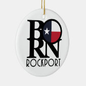 BORN Rockport Texas Keramisch Ornament (Rechts)