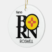 BORN Roswell New Mexico Keramisch Ornament (Links)