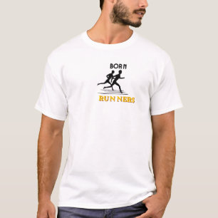 Born Runners Athletic Running T‑Shirt Fitness T- T-shirt