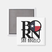 BORN San Angelo Magneet (Voorkant / Achterkant)