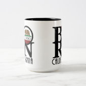 BORN San Diego 15oz Tweekleurige Koffiemok (Center)