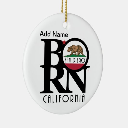 BORN San Diego Keramisch Ornament (Rechts)