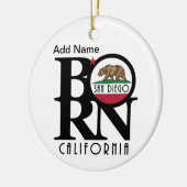 BORN San Diego Keramisch Ornament (Links)