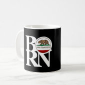 BORN San Francisco 11oz Zwart Koffiemok (Voorkant links)