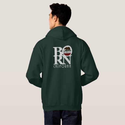 BORN San Francisco Hoodie (Achterkant volledig)