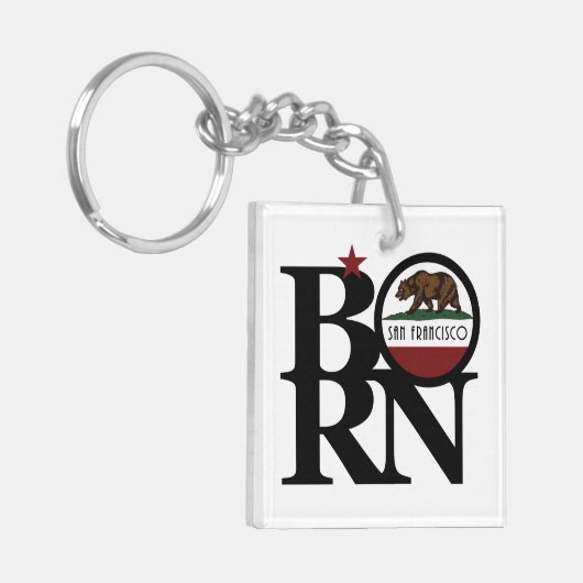 BORN San Francisco Sleutelhanger (Voorkant Links)