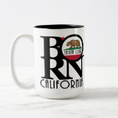 BORN Santa Cruz 15oz Tweekleurige Koffiemok (Links)