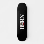 BORN Santa Cruz California Magnet Persoonlijk Skateboard (Voorkant)