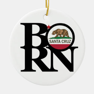 BORN Santa Cruz Keramisch Ornament