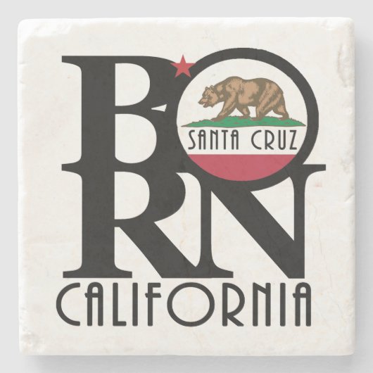 BORN santa Cruz Stenen Onderzetter (Voorkant)