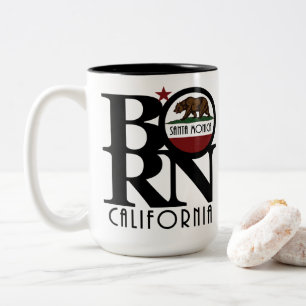 BORN Santa Monica 15oz Tweekleurige Koffiemok