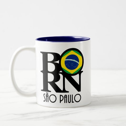 BORN São Paulo 11oz Tweekleurige Koffiemok (Links)