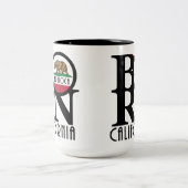 BORN Saratoga California 15oz Tweekleurige Koffiemok (Center)
