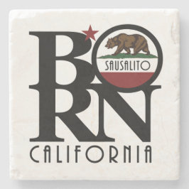 BORN Sausalito California Stenen Onderzetter