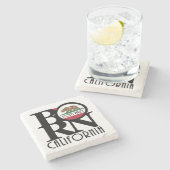 BORN Scotts Valley Stenen Onderzetter (Zijkant)