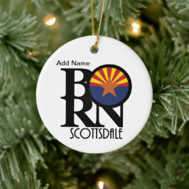 BORN Scottsdale Arizona Keramisch Ornament