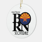 BORN Scottsdale Arizona Keramisch Ornament (Links)