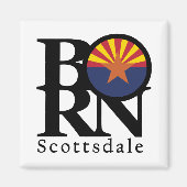 BORN Scottsdale Arizona Magneet (Voorkant)