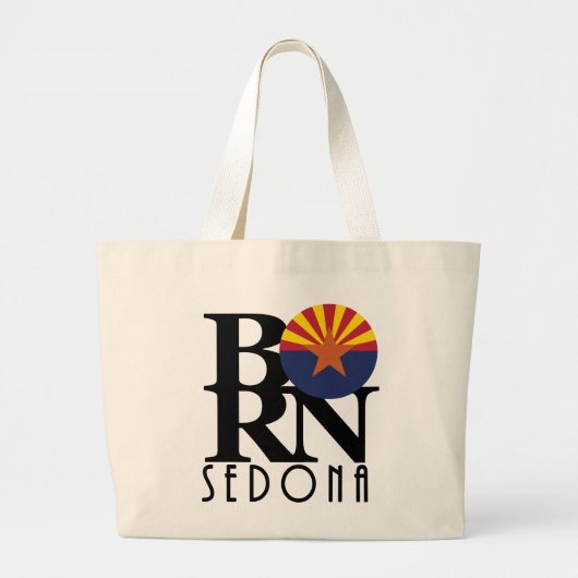 BORN Sedona Arizona Grote Tote Bag (Voorkant)