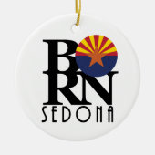 BORN Sedona Arizona Keramisch Ornament (Voorkant)