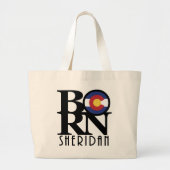 BORN Sheridan Colorado Grote Tote Bag (Voorkant)
