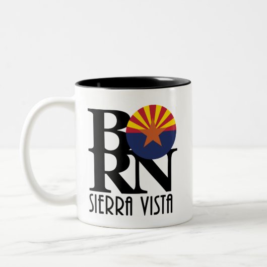 BORN Sierra Vista Arizona Tweekleurige Koffiemok (Links)