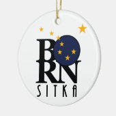 BORN Sitka Alaska Keramisch Ornament (Links)