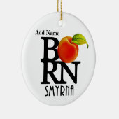 BORN Smyrna Georgia Keramisch Ornament (Rechts)