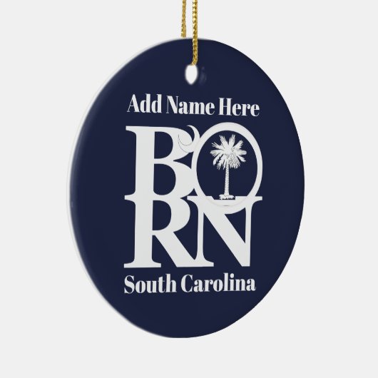 BORN South Carolina Keramisch Ornament (Rechts)