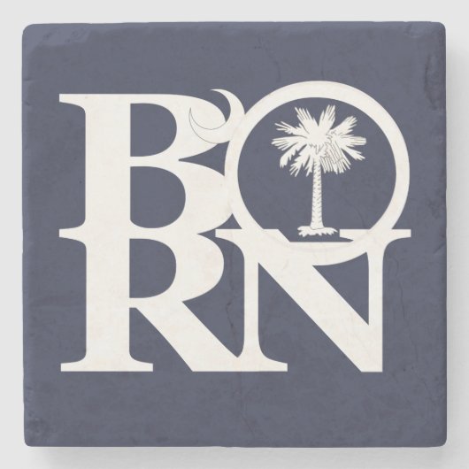 BORN South Carolina Stenen Onderzetter (Voorkant)