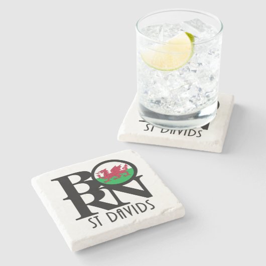 BORN St Davids Stenen Onderzetter (Zijkant)