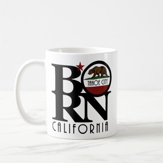 BORN Tahoe City California 11oz Koffiemok (Links)