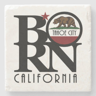 BORN Tahoe City California Stenen Onderzetter