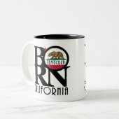 BORN Temecula 11o Tweekleurige Koffiemok (Voorkant links)