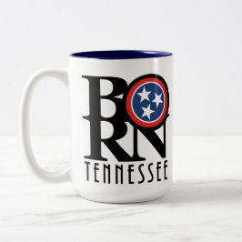 BORN Tennessee 15oz Tweekleurige Koffiemok