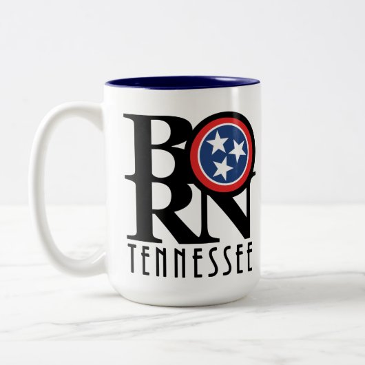 BORN Tennessee 15oz Tweekleurige Koffiemok (Links)