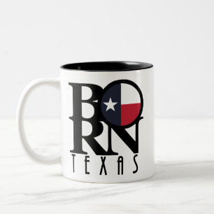 BORN Texas 11oz Two-Tone Coffee Mok