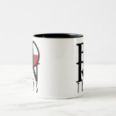 BORN Texas 11oz Two-Tone Coffee Mok (Center)