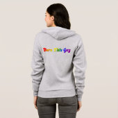 Born This Gay - Bold Rainbow LGBTQ+ Pride Hoodie (Achterkant volledig)