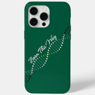Born This Way - Agender Pride DNA iPhone 15 Pro Max Hoesje