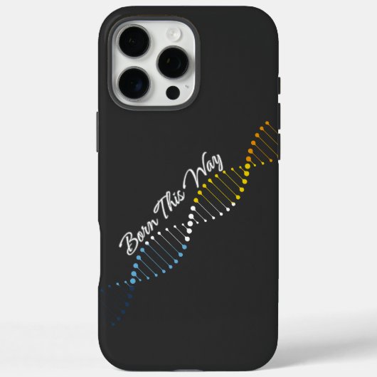 Born This Way - AroAce Pride DNA Case-Mate iPhone Case (Achterkant)