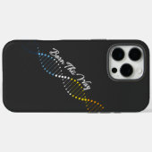 Born This Way - AroAce Pride DNA Case-Mate iPhone Case (Achterkant (horizontaal))