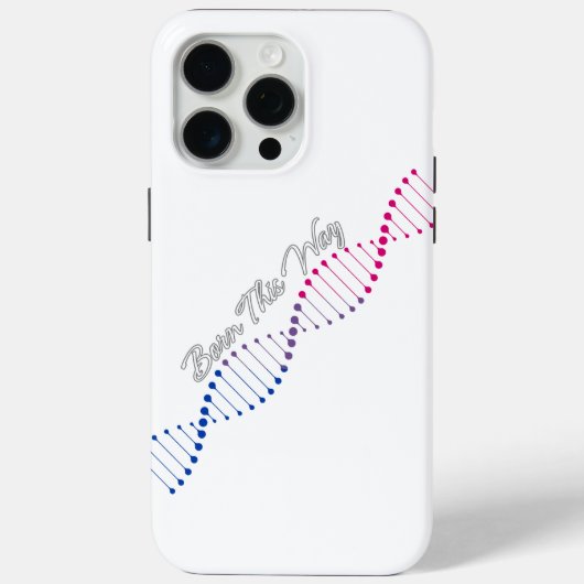 Born This Way Bisexual - Biseksuele trots DNA Case-Mate iPhone Case (Achterkant)