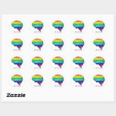 BORN THIS WAY BREIN RONDE STICKER (Vel)
