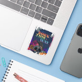 Born This Way - Halloween LGBTQIA trots Sticker (Laptop met iPhone)