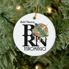 BORN Tishomingo, OK Keramisch Ornament