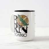 BORN Tishomingo Oklahoma 15oz Tweekleurige Koffiemok (Voorkant links)